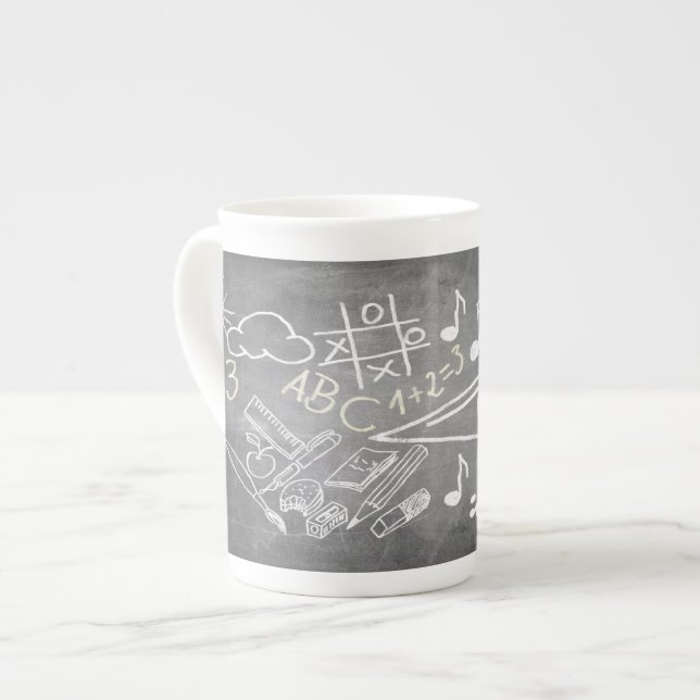 Tasse En Porcelaine Accessoires pour l'inscription dans le style table (Devant gauche)