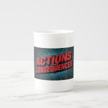 Actions Have Consequences Beer Stein