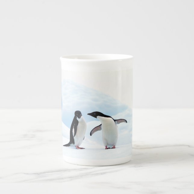 Tasse En Porcelaine Adelie Penguins (Devant)