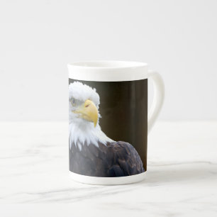 Tasse En Porcelaine Aigle à tête blanche américaine