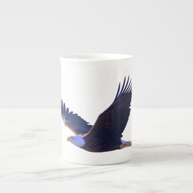 Tasse En Porcelaine Aigle volant (Devant)