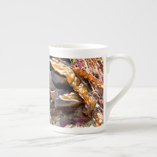 TASSE EN PORCELAINE ALGUE MARINE (Droite)