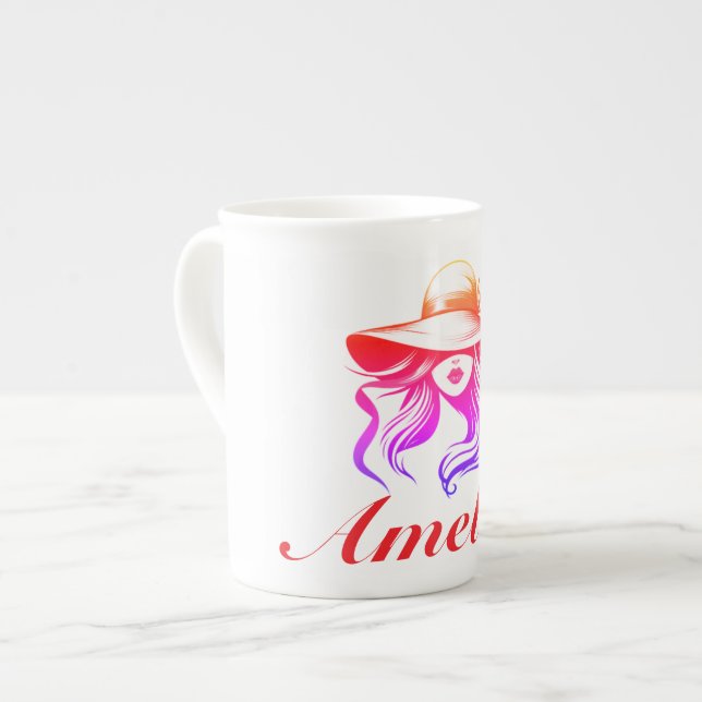 Tasse En Porcelaine Amelia (Devant gauche)