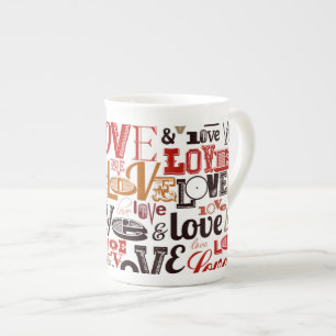 Tasse En Porcelaine Amour 1