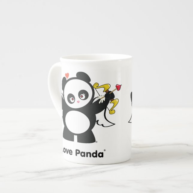 Tasse En Porcelaine Amour Panda® (Devant gauche)