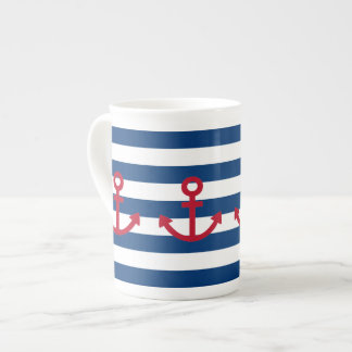 Tasse En Porcelaine Ancre