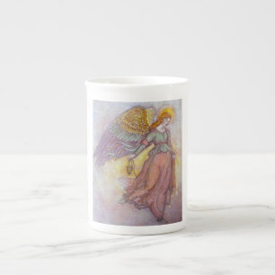 Tasse En Porcelaine Ange, dans la lumière