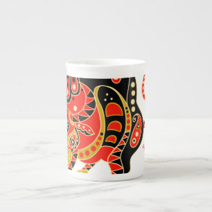 Tasse En Porcelaine Année de l'Ox