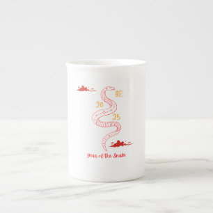 Tasse En Porcelaine Année du serpent 2025