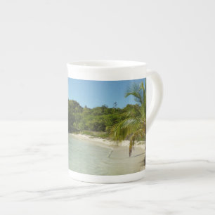 Tasse En Porcelaine Antiguan Beach Beautiful Tropical Landscape