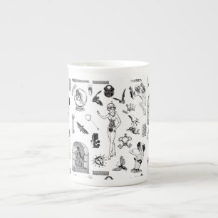 Tasse En Porcelaine Apothécaire