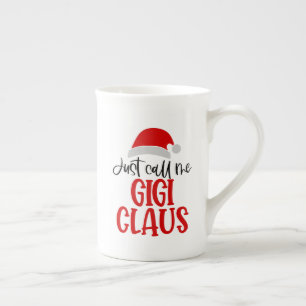 Tasse En Porcelaine Appelez-Moi Gigi Claus-56374