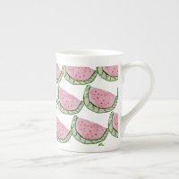 Aquarelle Pastèque Doodles Peint Motif