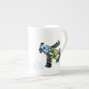 Tasse En Porcelaine Army Jet "Art by Kids"