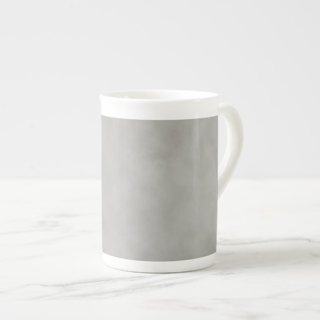 Tasse En Porcelaine Arrière - plan de texture gris foncé (Devant droit)