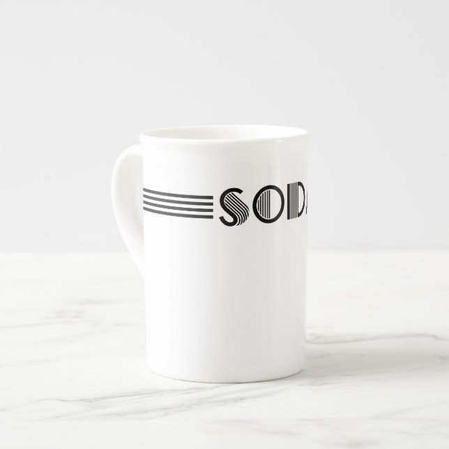 Tasse En Porcelaine Art déco (Devant gauche)