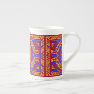 Tasse En Porcelaine Art folklorique arménien Boug de spécialité