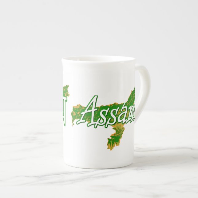 Tasse En Porcelaine Assam (Devant droit)