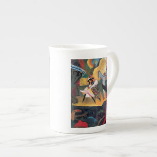 Tasse En Porcelaine Auguste Macke - Danseuses russes de ballet sur scè