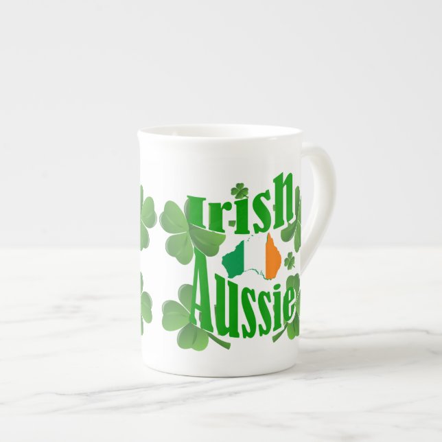 Tasse En Porcelaine aussie irlandaise (Devant droit)