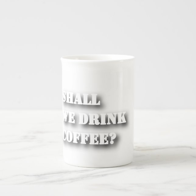 Tasse En Porcelaine Autocollant (Devant)