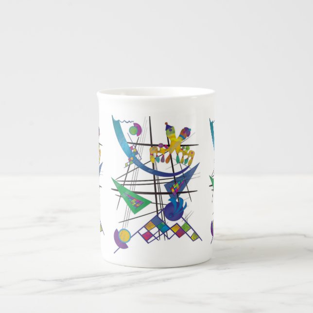 Tasse En Porcelaine Avec amour pour Kandinsky (Devant)