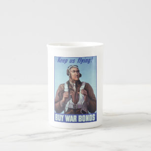 Tasse En Porcelaine Aviateurs noirs : Service militaire de combat de 2