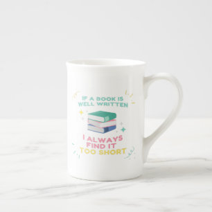 Tasse En Porcelaine Avid Reader I - Citation Jane Austen