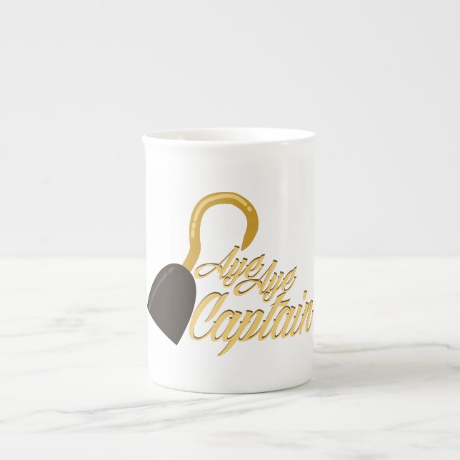 Tasse En Porcelaine Aye Capitaine (Devant)