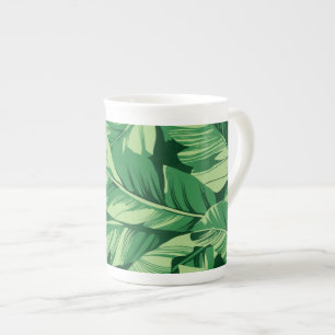 Tasse En Porcelaine Banane Feuille 2