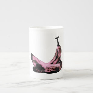 Tasse En Porcelaine Bananes roses cool fun unique