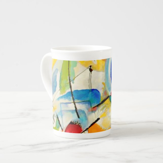 Tasse En Porcelaine Bataille maritime de Kandinsky 1913 (Devant gauche)