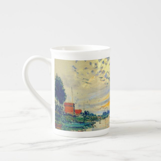 Tasse En Porcelaine Bateau Monet au Petit-Gennevilliers (Gauche)