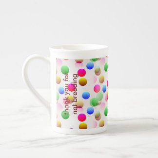 Tasse En Porcelaine Baubles colorés sans enfant