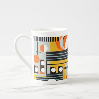 Tasse En Porcelaine Bauhaus Conception géométrique 01 Parfait Pour
