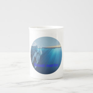 Tasse En Porcelaine Beauté marine glacier-