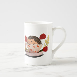 Tasse En Porcelaine Bébé Hérisson
