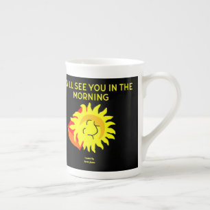 Tasse En Porcelaine Belle canne de soleil de nuit