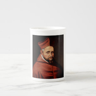 Tasse En Porcelaine Bibliothèque romaine Saint-Robert Bellarmin Art