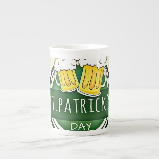 Tasse En Porcelaine Bières de la Saint-Patrick (Devant)
