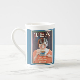 Tasse En Porcelaine Boisson vintage de thé, cuppa