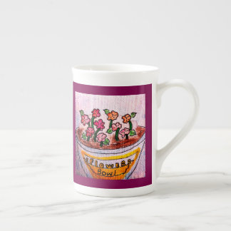 Tasse En Porcelaine Bol de fleurs