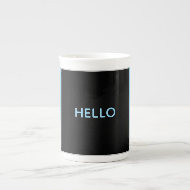 Tasse En Porcelaine Bonjour (Devant)