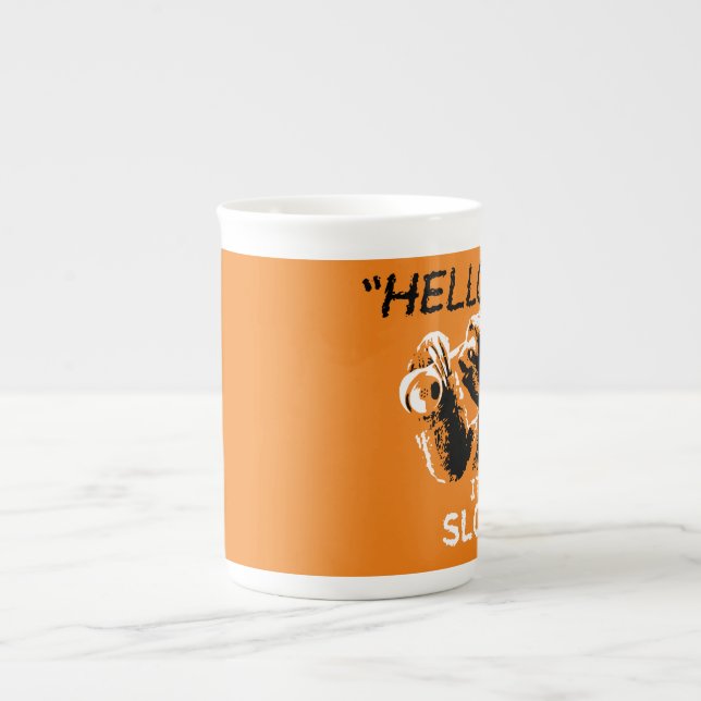 Tasse En Porcelaine "Bonjour ? C'est un SLOTH."Mug (Devant)