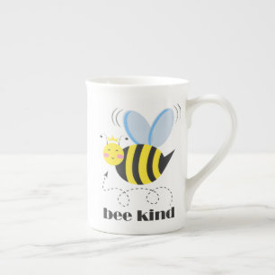 Tasse En Porcelaine Bonne princesse d'abeille avec couronne et slogan 