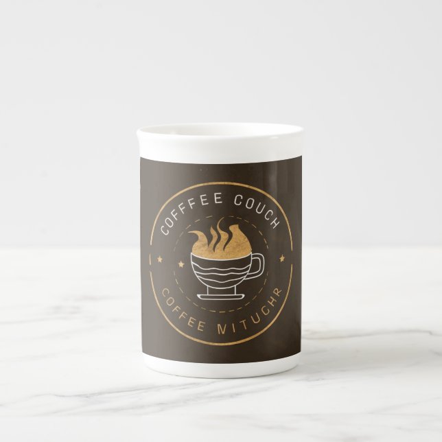 Tasse En Porcelaine Bouchon de spécialité (Devant)
