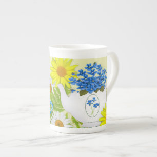 Tasse En Porcelaine Boue de Chine d'os de thé de jardin