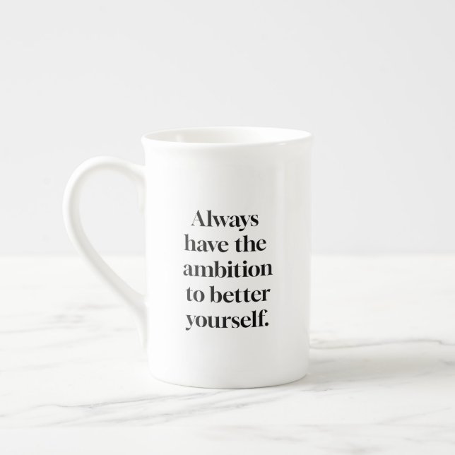 Tasse En Porcelaine Boue de spécialité Ambition (Gauche)