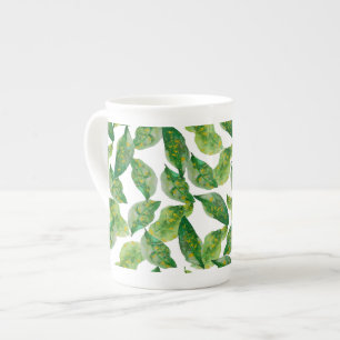 Tasse En Porcelaine Bouteille verte
