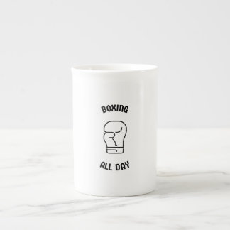 Tasse En Porcelaine Boxe toute la journée